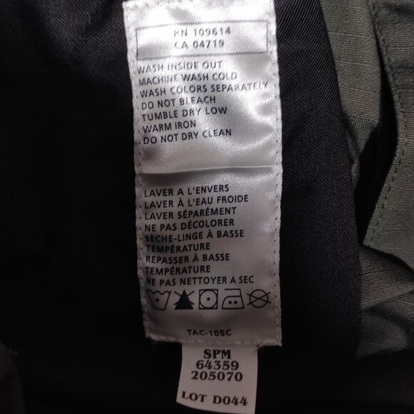 5.11 Tactical Series TDU pants women's size 14 Long green Cargo Ripstop Flex-Tac - Picture 6 of 16